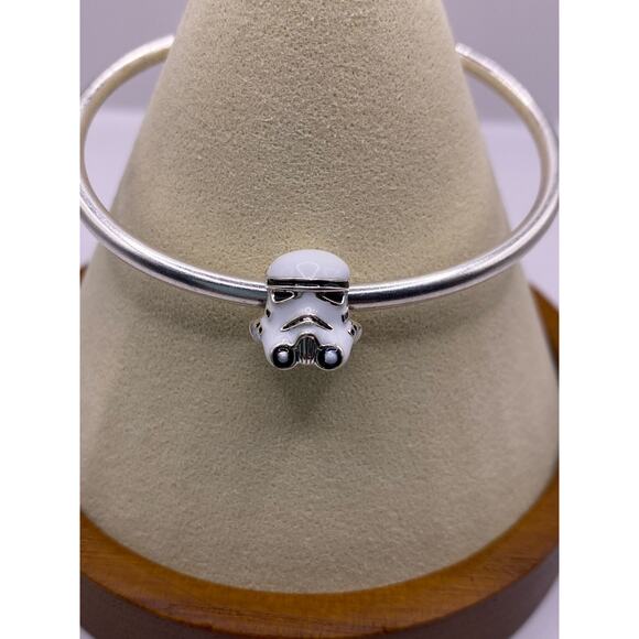 Authentic Pandora #791454C01 Star Wars Storm Trooper Charm - Picture 1 of 4
